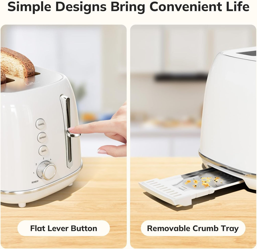 🍞 Compact 2-Slice Toaster — Simple, Stylish & Perfectly Practical