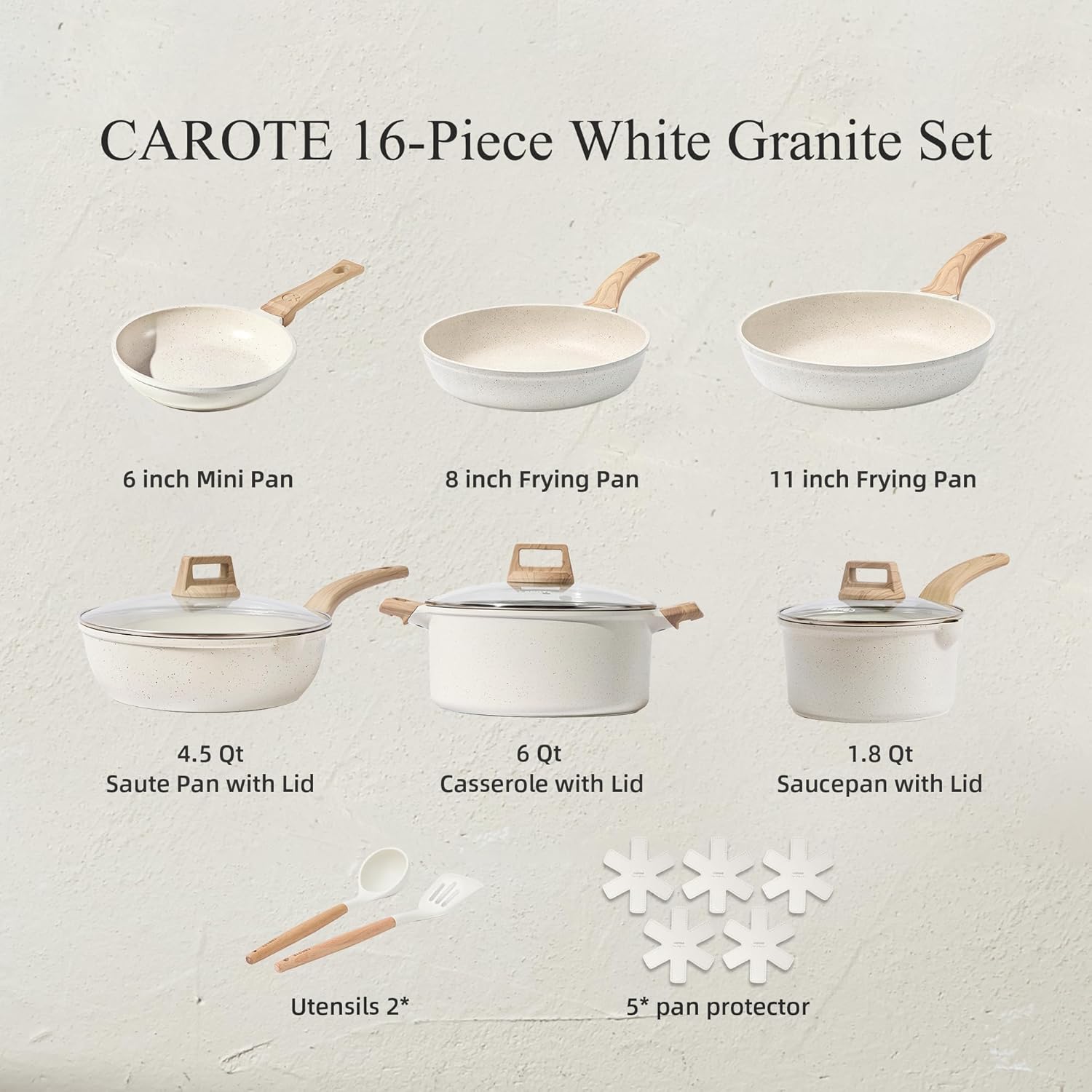 🍳 Nonstick Cookware Set — Safe, Durable &amp; Effortless Cooking